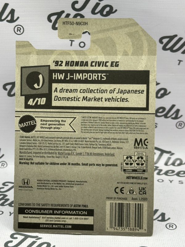 Honda Civic EG 1992 Zamac - Imagen 2