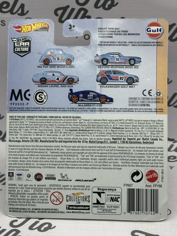 Fiat 500D Modificado 60s  Gulf - Imagen 2