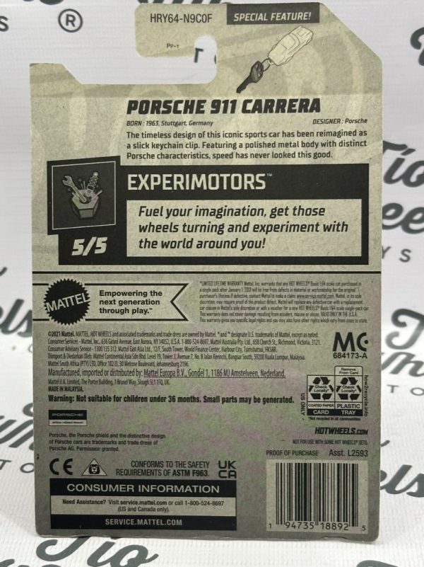 Porsche 911  carrera Llavero - Imagen 2