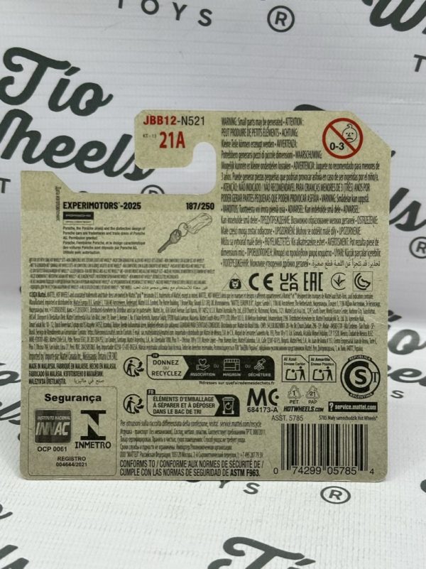 Porsche 911 Carrera Clip Llavero - Imagen 2