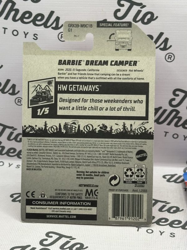 Barbie Dream Camper Primera Edición 2021 - Imagen 2