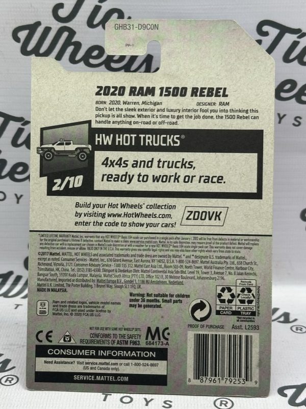 Dodge RAM 1500 Rebel 2020 Factory Sealed - Imagen 2