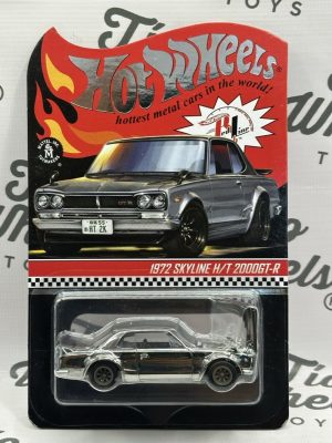 Nissan Skyline H/T2000GT-R 1972, 2022 Hot Wheels RLC Chrome , #22118/ 30000