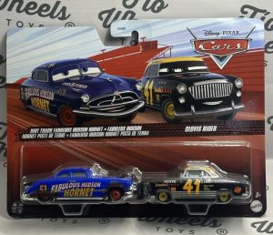 Pack 2 Cars Fabuloso Hudson Horent Pista de tierra / Glovis Rider