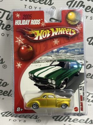 Ford Coupe 1940 Navidad (metal, Ruedas de goma)