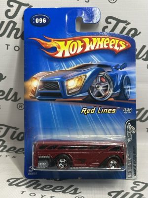 Surfin School Bus Red Lines