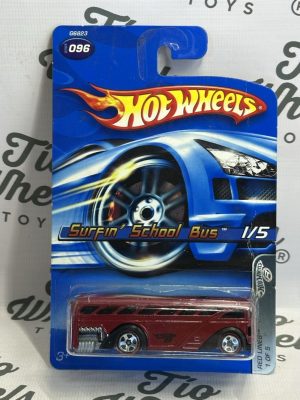 Surfin School Bus Red Lines